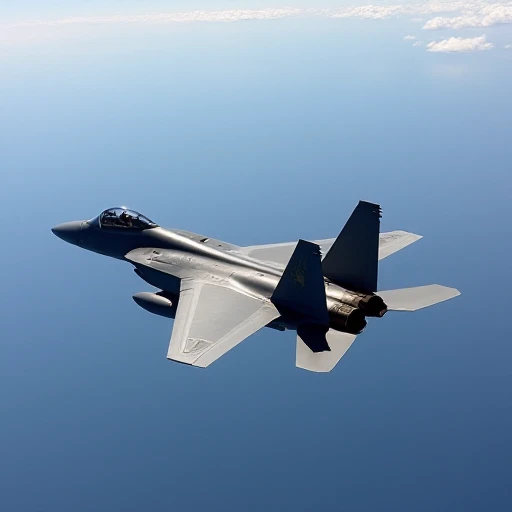 <lora:F15Eagle_epoch_5:1> F15Eag13. This is a high-resolution photograph of a United States Air Force F-15 Eagle jet flying, slender body, modern fighter jet, showing the pilot's seat and control panel inside, straight vertical_tails.