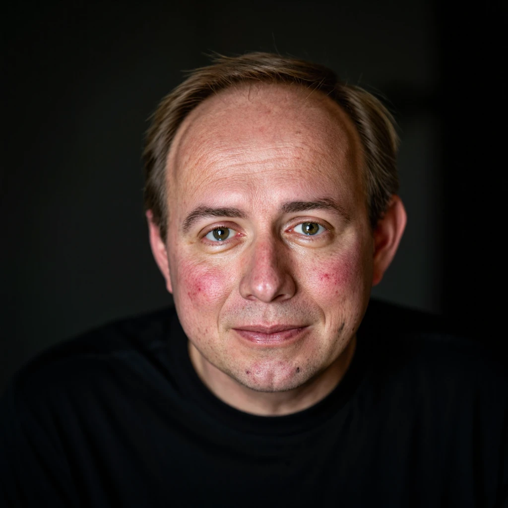 portrait of Kees van der Staaij, looking at viewer, seductive smile, black shirt, smile, happy
<lora:Kees van der Staaij:1.5>, RAW candid cinema, 16mm, color graded portra 400 film, remarkable color, ultra realistic, textured skin, remarkable detailed pupils, realistic dull skin noise, visible skin detail, skin fuzz, dry skin, shot with cinematic camera, detailed skin texture, (blush:0.5), (goosebumps:0.5), subsurface scatteringâââ