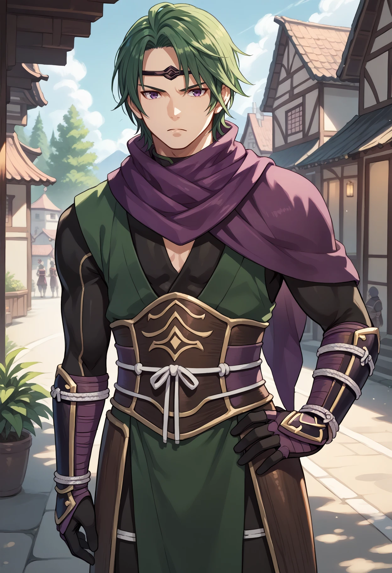 Kaze / スズカゼ (Fire Emblem: Fates) [Pony Diffusion] v1.0
