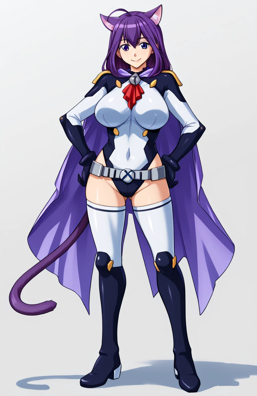 large breasts, thick thighs, vipergts,dark skin,horns,wings,pointy ears,demon girl,demon tail,red eyes, green hair, short hair, , shiny skin,, full body, pants, corsep, pullover,boots,vest,, staff holding, smile, full body, medieval village in europe, refsheet