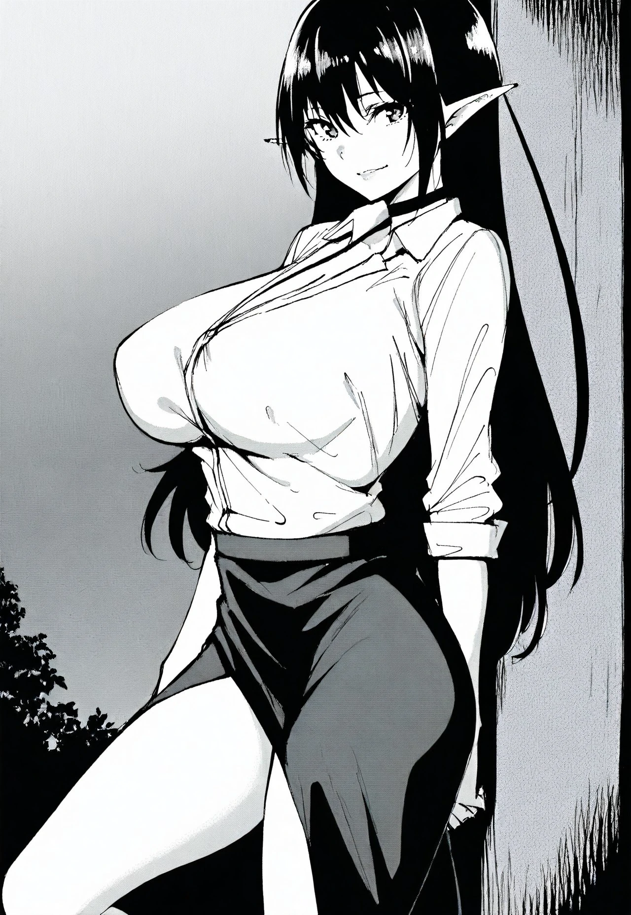 H-Manga Character | Elfriede Elfie San | The Evil of the Commons コモンズの悪 V1