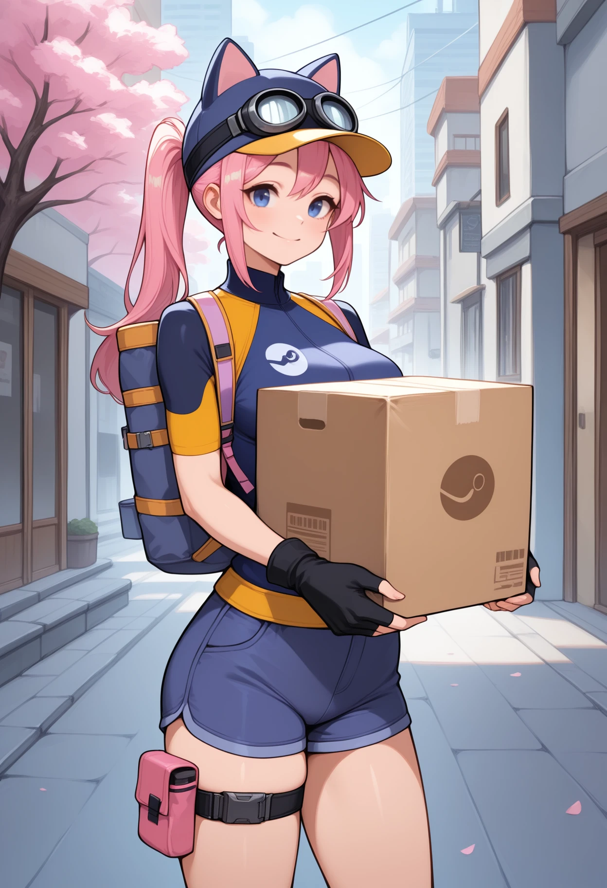 [IllustriousXL v0.1] Steam Delivery Girl | Steam v1.0