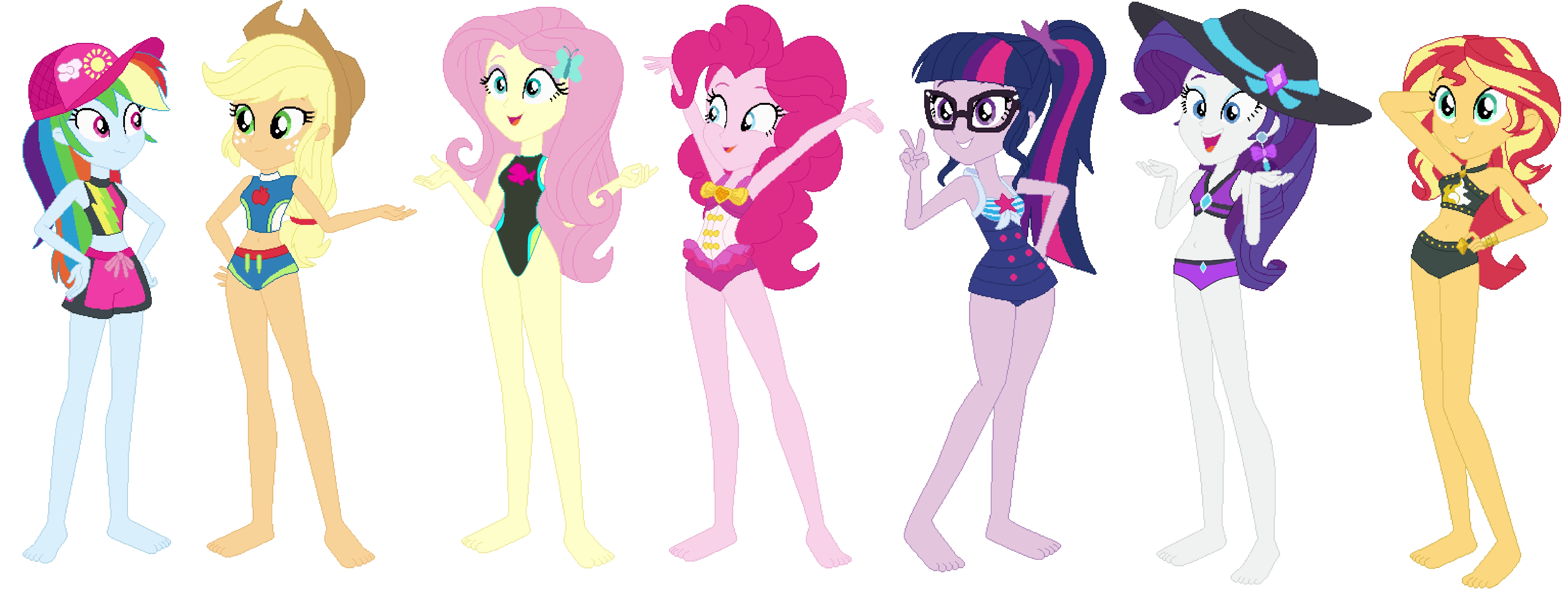 Equestria Girls Bikini Pack V1