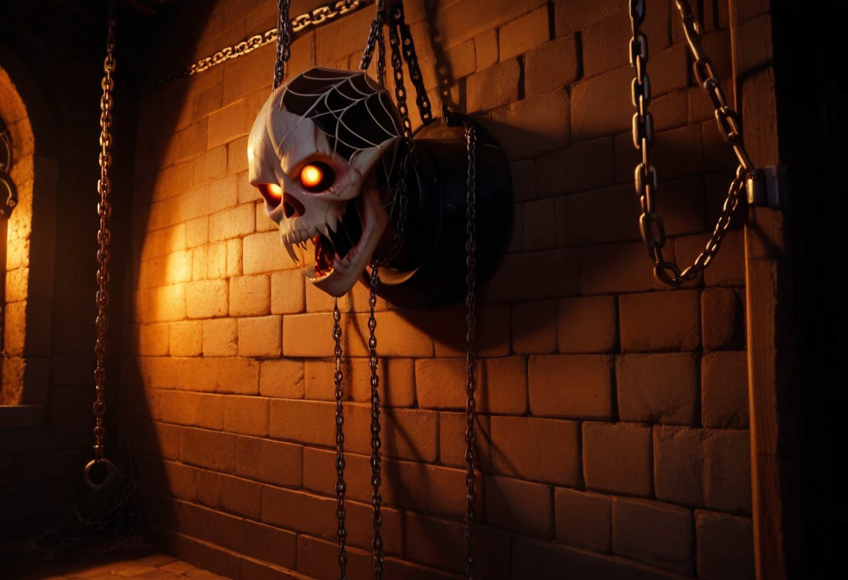 score_9, score_8_up, score_7_up, score_6_up, 
Break,
(High angled view)
Break, 
(Detailed Dark Dungeon,:1.4), (cobwebs in background:1.4), (chains hanging on wall:1.3), (Spooky dungeon:1.5), (darkness:1.2), 
Break, 
Vivid colors, bold outlines, detailed picture, 8KHD, professional photo, Painstakingly detailed,