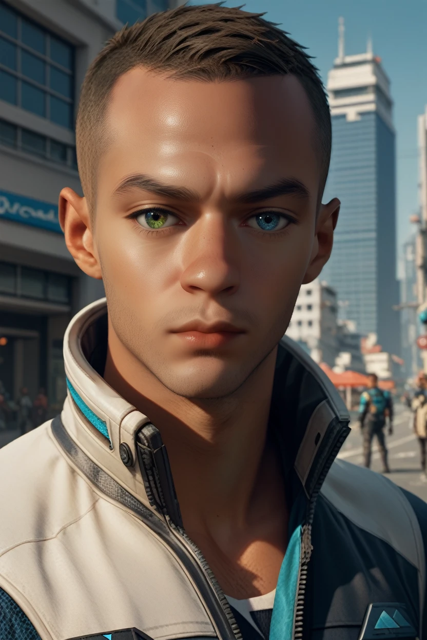 score_9, score_8_up, score_7_up, 
<lora:DBHMarkus:1.0>
DBHMarkus, 1boy, buzz cut, heterochromia, blue eyes, green eyes, tanned, looking at viewer, In a modern urban setting, tailored suit and tie, skyscrapers in the background, confidently walking with a cityscape behind