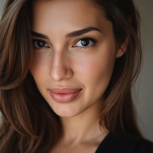 Close-up portrait of beautiful woman