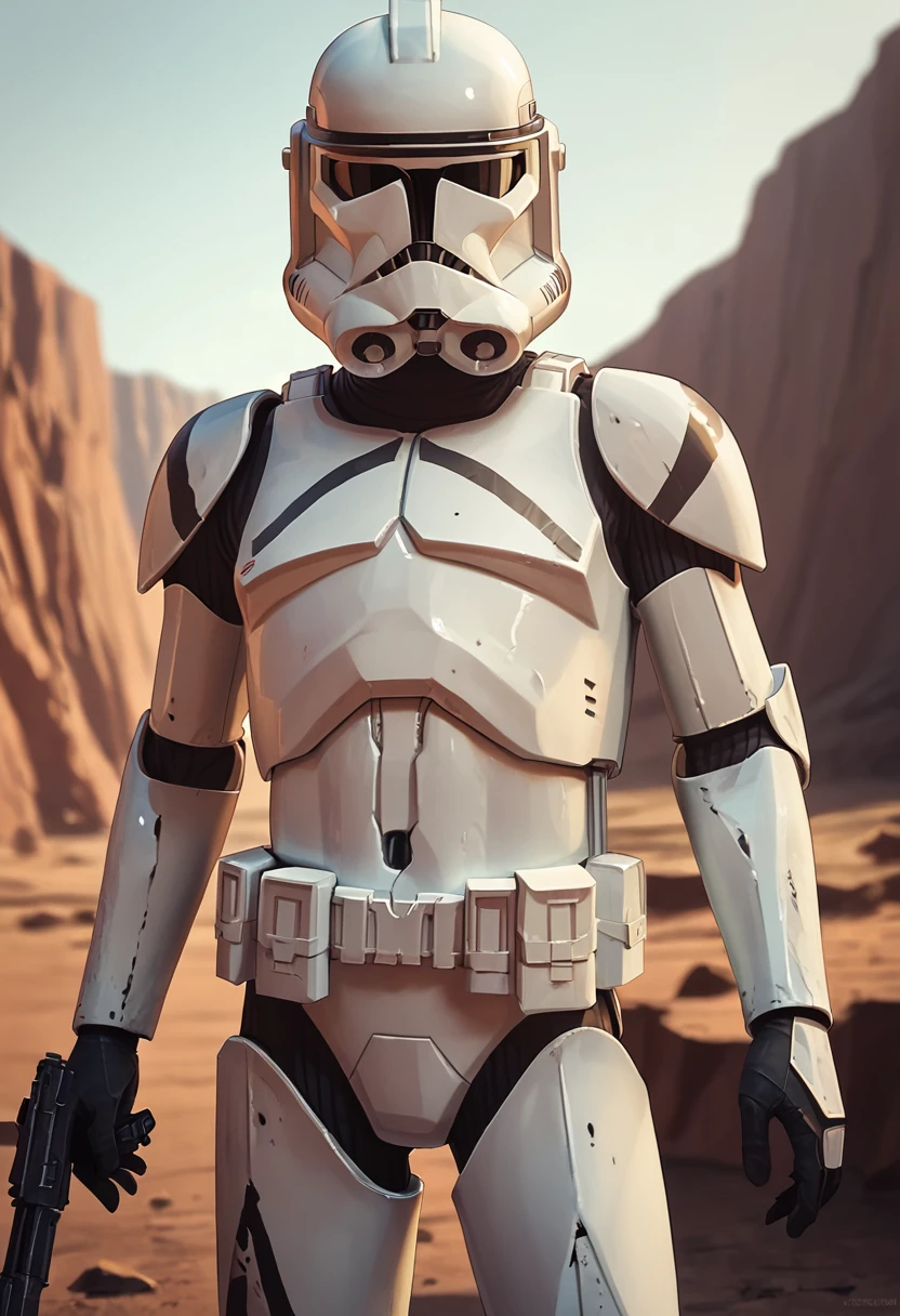 <lora:clone-trooper-PXL:0.8> clone-trooper-pxl, clone trooper, solo, Goo markings, navel focus, , , canyon, score_9, score_8_up, score_7_up, score_6_up, score_5_up, score_4_up,