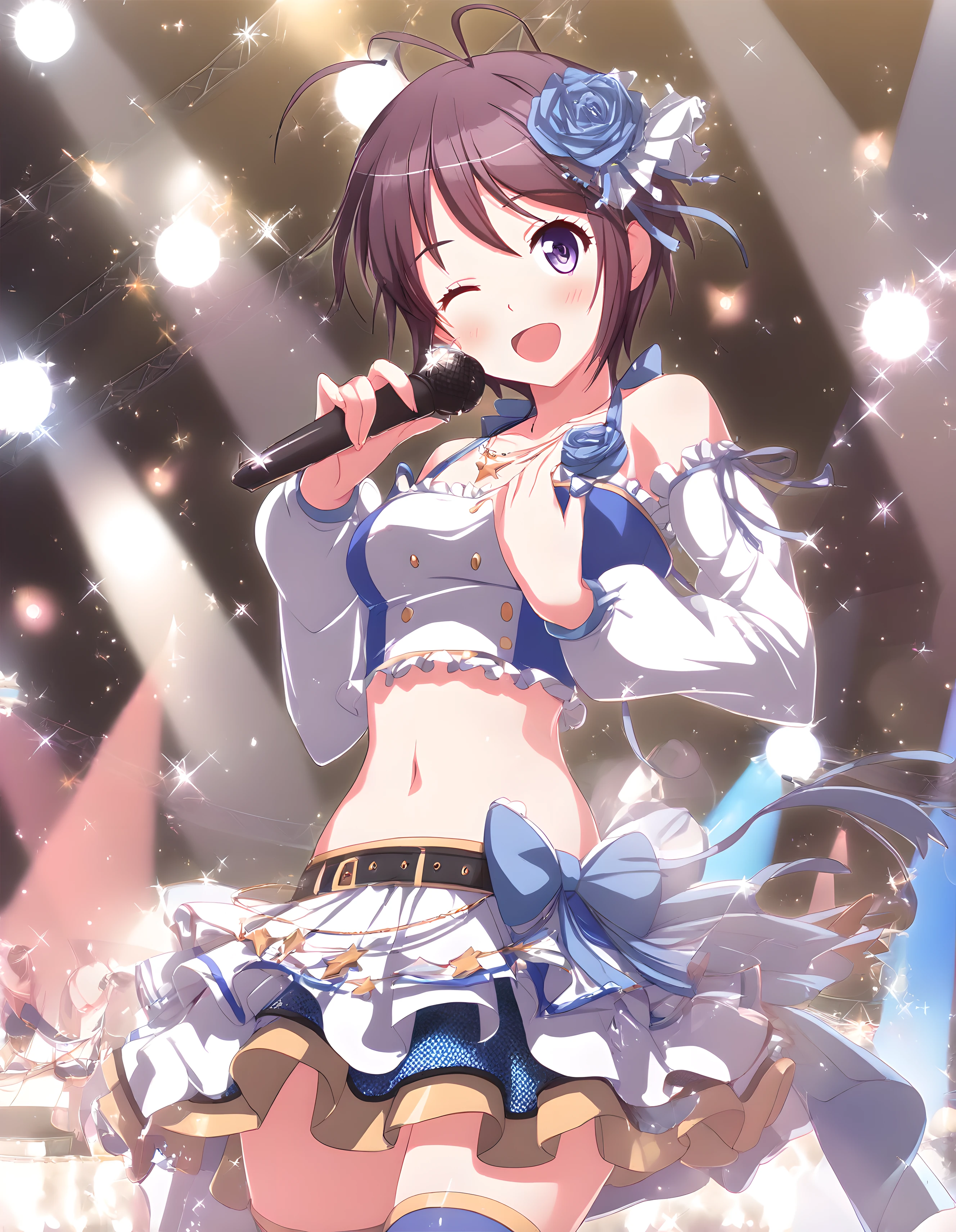 yukishiro nagisa/雪城渚（アイドルうぉーず） pony_xl