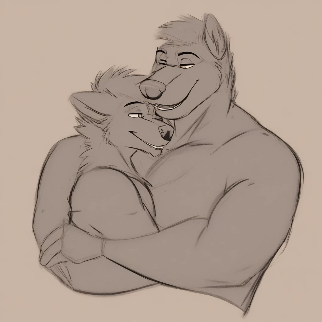 Muscular anthropomorphic racoon, in his 30s, ?????, erection, fine size ?????, Perfect detailed features, comic realism, 2D, Hand drawn, manga style, comic style, drawing, big raccoon, handsome, sparkling light, rugged, looking at camera, comic style