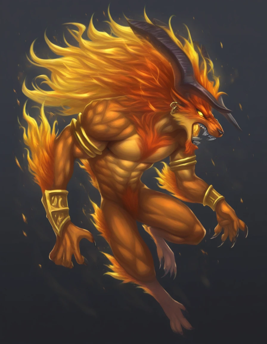 Ifrit from Final Fantasy Pony