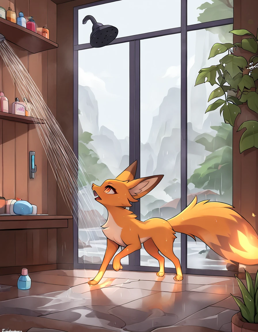 <lora:Palworld_Foxparks_V1[IL]:1>  foxparks, detailed background, showering, shower, masterpiece,best quality,amazing quality,very aesthetic,absurdres,newest,