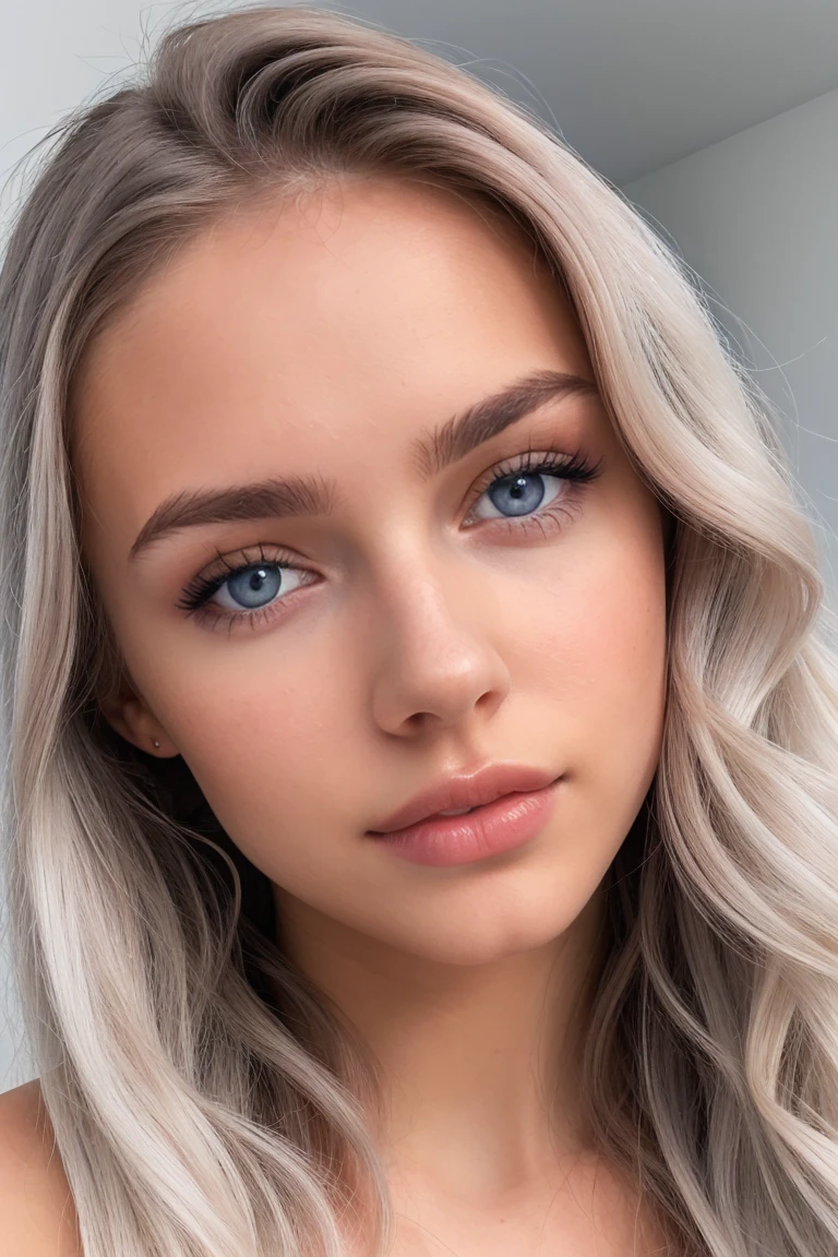 <lora:chvnmFT15_v2:1> 
 22 year old, perfect face,  skinny, petite,  medium breasts, White ringlets, peach skin, grey-blue eyes, fair skinned,   best quality , RAW photo, subject, 8k uhd,  high quality, photorealistic,