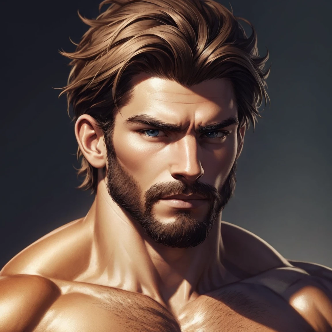 male focus, (boy young:1), (short hair:1), not old, face beauty, muscular body, hunk, realistic, 8K, ultra quality, elegant, highly detailed, ultra realistic, masterpiece, high details, high quality, ultra quality, highly detailed, ultra HD, photograph, male, face, muscular, beauty,  (lion,:0.7) <lora:LeoSign:0.33>