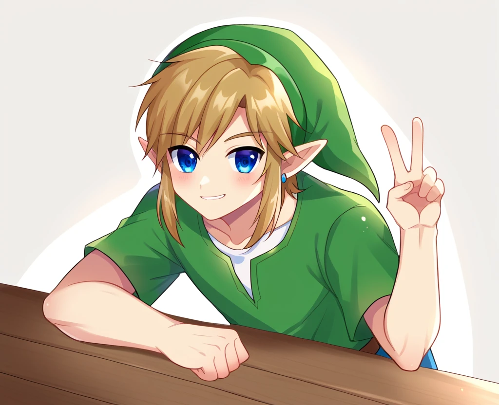 juvenile,Japanese,Thinly-skinned abs,barefoot,Upper body naked,man,Is ejaculating,whole body,Erect penis,Feeling face,Slim body,uniform,Link from the Legend of Zelda