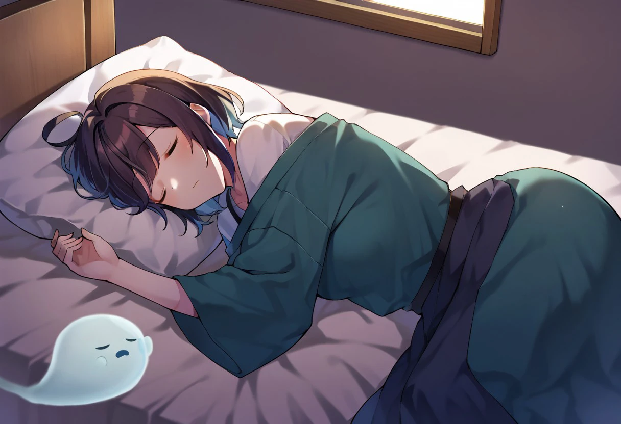 score_9, score_8, score_7, source_anime, ghost girl, sleeping