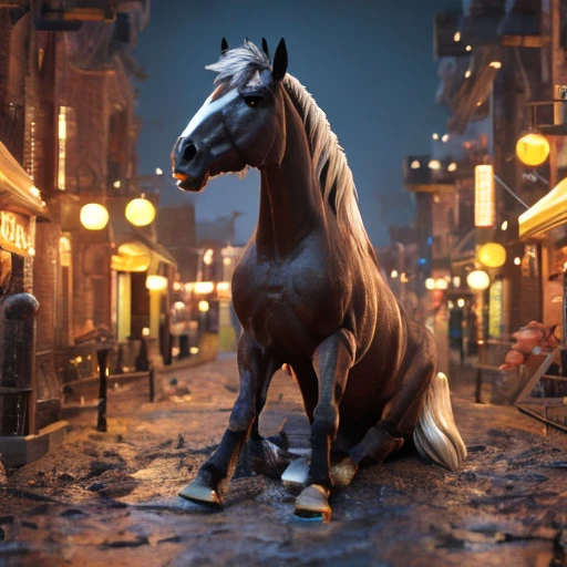 horse sit, mare sit, stallion sit <lora:horse_sit:0.8>, glow effects, godrays, Hand drawn, render, 8k, octane render, cinema 4d, blender, dark, atmospheric 4k ultra detailed, cinematic, Sharp focus, big depth of field, Masterpiece, colors, 3d octane render, 4k, concept art, trending on artstation, hyperrealistic, Vivid colors, extremely detailed CG unity 8k wallpaper, trending on CGSociety, Intricate, High Detail, dramatic,