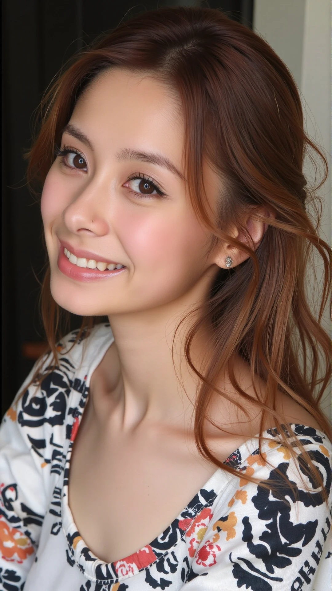 portrait of a woman gillian chung smiling