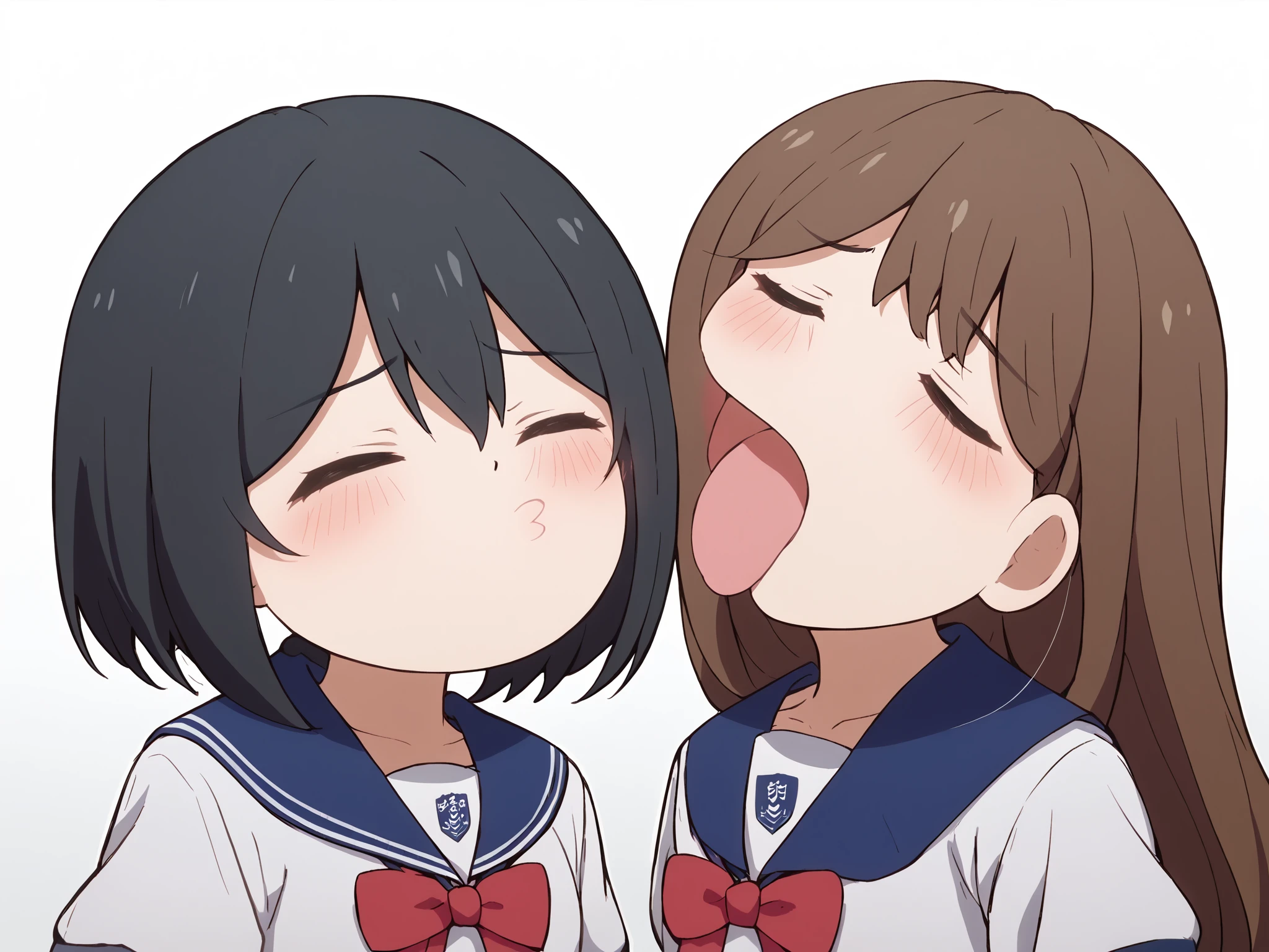 Hasn't Kissed Anyone Ever vs Expecting a Kiss with Tongue (Meme) v1.0