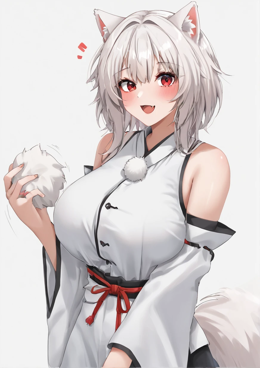 masterpiece, Highest quality anime illustrations, Super detailed, single girl, alone, silver-haired beautiful girl, anime changes, Cat ear , Light pink see-through yukata, Short Yukata, No sleeve, smile, bare skin armpit chest, thigh focus, butt focus, hot spring