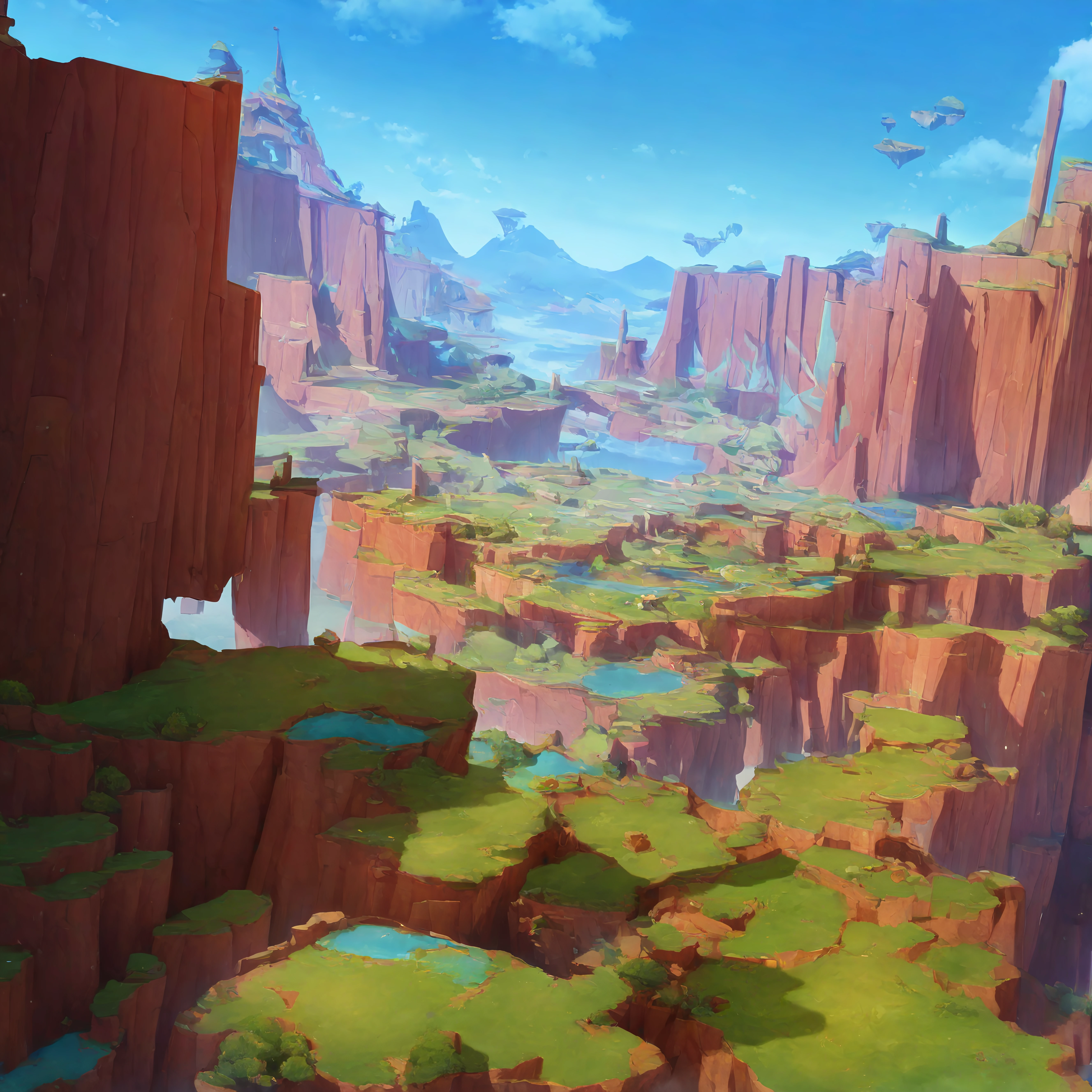Natlan landscapes (Genshin Impact) v1.0