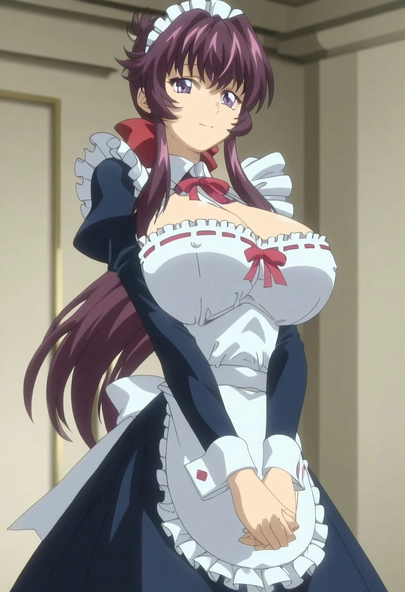 Shirasaki Miwako / Bakunyuu Maid Kari V1