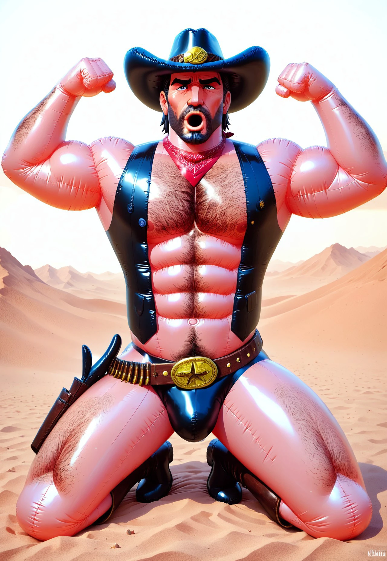 Inflatable Cowboy Doll V1