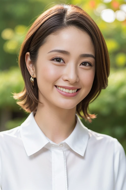 1girl,,(RAW photo, best quality), (realistic, photo-realistic:1.4), masterpiece, an extremely delicate and beautiful, extremely detailed, 2k wallpaper, Amazing, finely detail, extremely detailed CG unity 8k wallpaper, ultra-detailed, highres, soft light, beautiful detailed girl, extremely detailed eyes and face, beautiful detailed nose, beautiful detailed eyes,cinematic lighting,perfect anatomy,slender body
(at a park), (autumn scenery),(golden gingko leaves in the background), Tokyo university, (bokeh)
(wearing blouse)
(free poses)
smiling
<lora:uetoaya_lora:0.8>