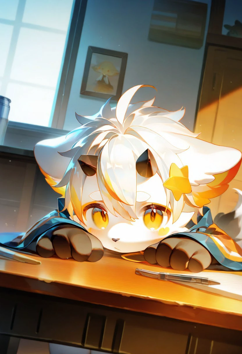 (lv1_rubili), xi410, 748cm, alens, nyalia, youlichu, 1boy, solo, furry, cute, kemono, masterpiece, best quality, very awa, very aesthetic, absurdres, sentensive, looking at viewer