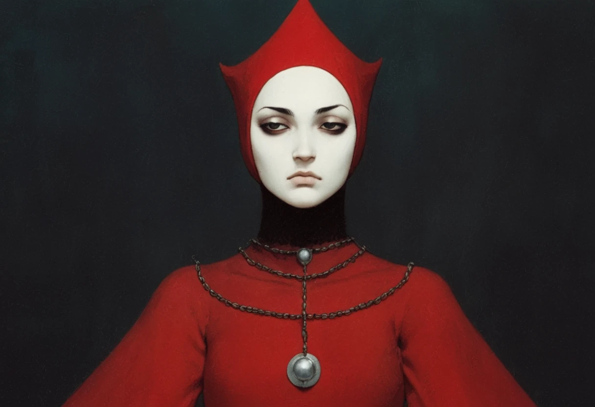 <lora:The_Color_Of_Pomegranates:0.8>sayatnova by brom, red clothing