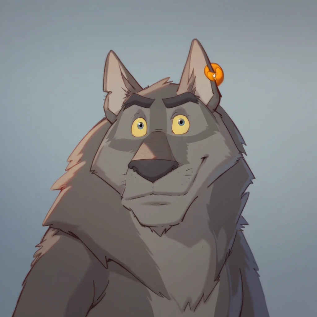 Wolf from Prince Ivan and the Grey Wolf (2011) / Серый Волк из мультфильма Иван Царевич и Серый Волк (2011) (Character) for Pony V1