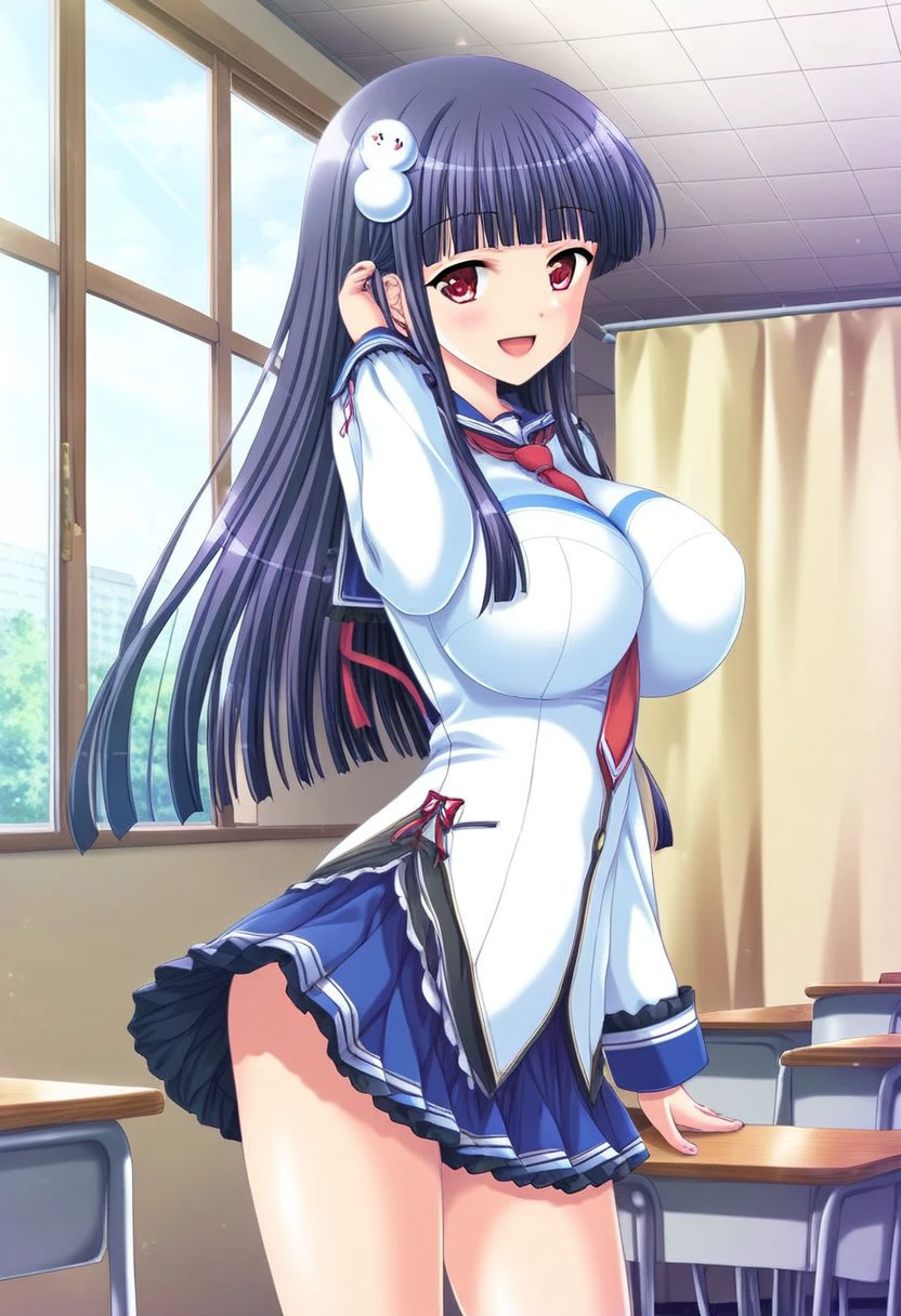 Komachi Mifuyu - Honoo no Haramase Oppai Nyuu Doukyuusei ~Oppai mo Haramase! New Class Zen'in Harama-sensation!~ V1