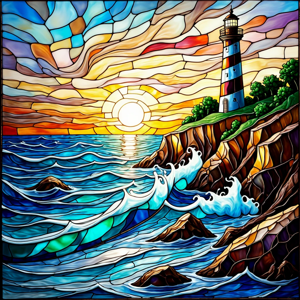 Stained Glass and Metal - CE - SDXL & Flux