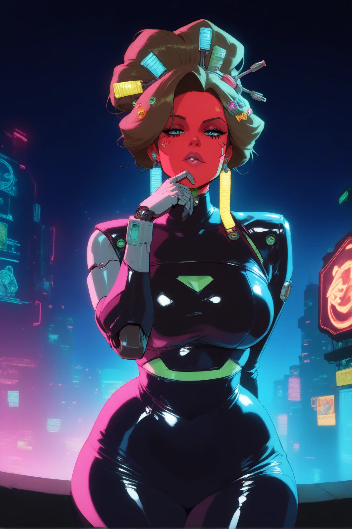 Dreddborn's Illustrious Cyberpunk LoRA v1.0