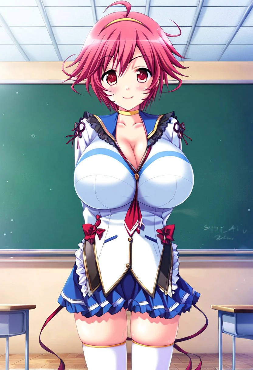 Serizawa Nei - Honoo no Haramase Oppai Nyuu Doukyuusei ~Oppai mo Haramase! New Class Zen'in Harama-sensation!~ V1