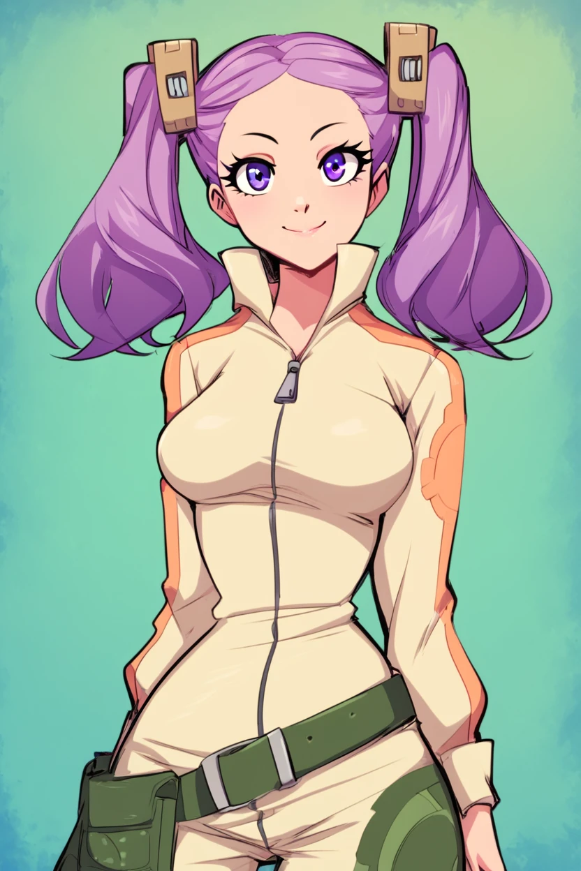 score_9, score_8_up, score_8, medium breasts, (curvy), cute, eyelashes,       ,,, , zzWahanly, 1girl, solo, purple eyes, long hair, purple hair, twintails, hair ornament, belt, jumpsuit,<lora:WahanlyShumeTenchi_PDXL:1.0>,,,, BREAK, <lora:Afrobull_PDXL_v5:0.8>,  ,,, BREAK, smile, looking at viewer, closed mouth, cowboy shot,  ,,, embedding:zPDXL, Expressiveh, ,,, <lora:SDXLFaeTastic2400:0.5>, <lora:Expressive_H-000001:0.4>,