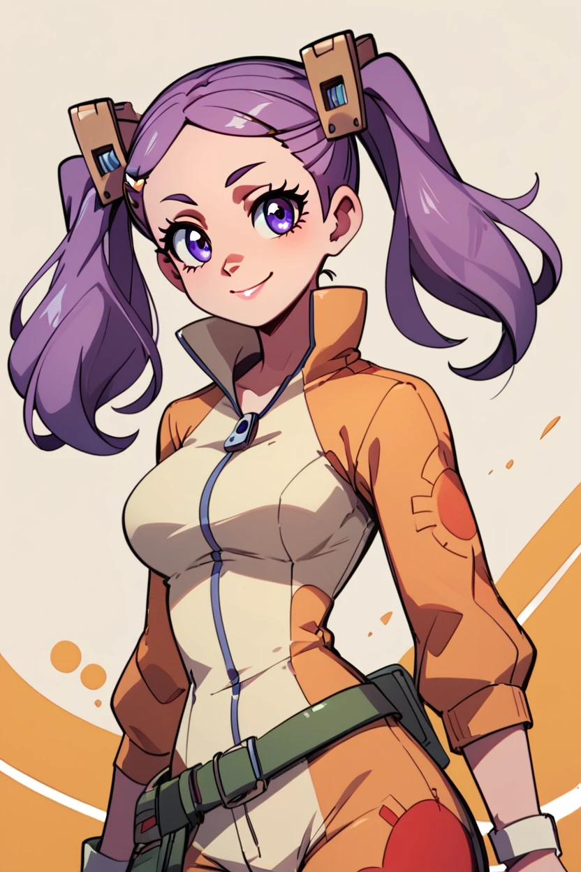 score_9, score_8_up, score_8, medium breasts, (curvy), cute, eyelashes,       ,,, , zzWahanly, 1girl, solo, purple eyes, long hair, purple hair, twintails, hair ornament, belt, jumpsuit,<lora:WahanlyShumeTenchi_PDXL:1.0>,,,, BREAK, <lora:GoldenCAT_Lora_PDXL_v2:0.8>, smile, closed mouth, looking at viewer, cowboy shot, ,,, embedding:zPDXL, Expressiveh, ,,, <lora:Expressive_H-000001:0.4>,