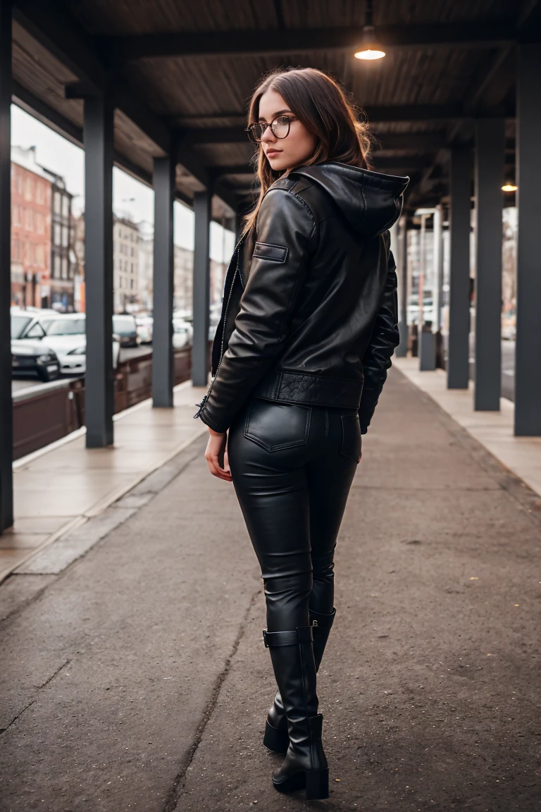 Sarah Petersons Shiny wet look latex modifier FT15