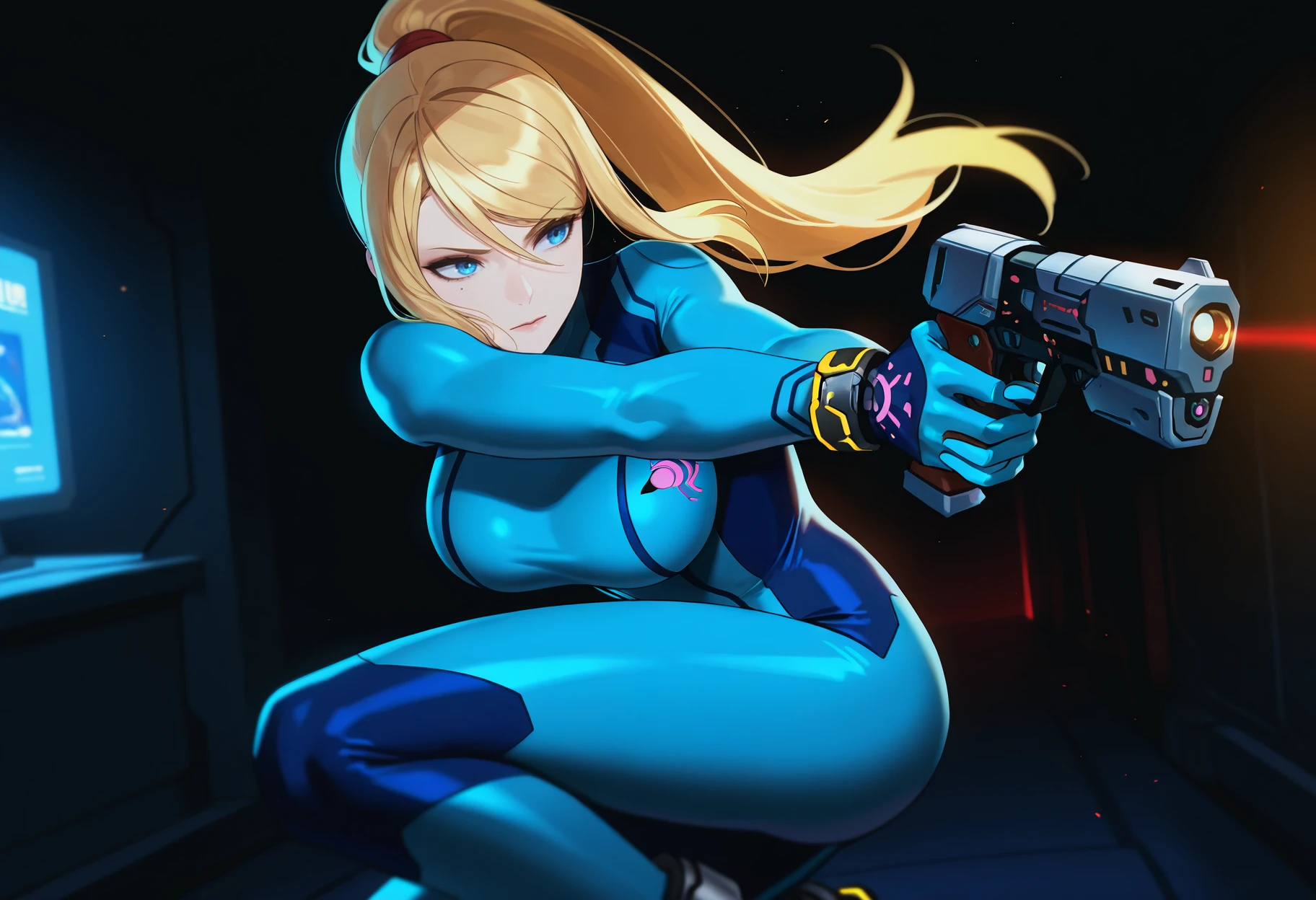 SSB4 Zero Suit Samus l IllustriousXL (2 Outfits)