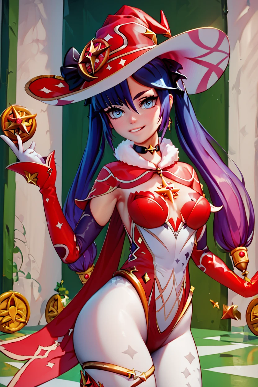 Mona Christmas |  圣诞节 莫娜 (Genshin Impact) [Pony & SD1.5]