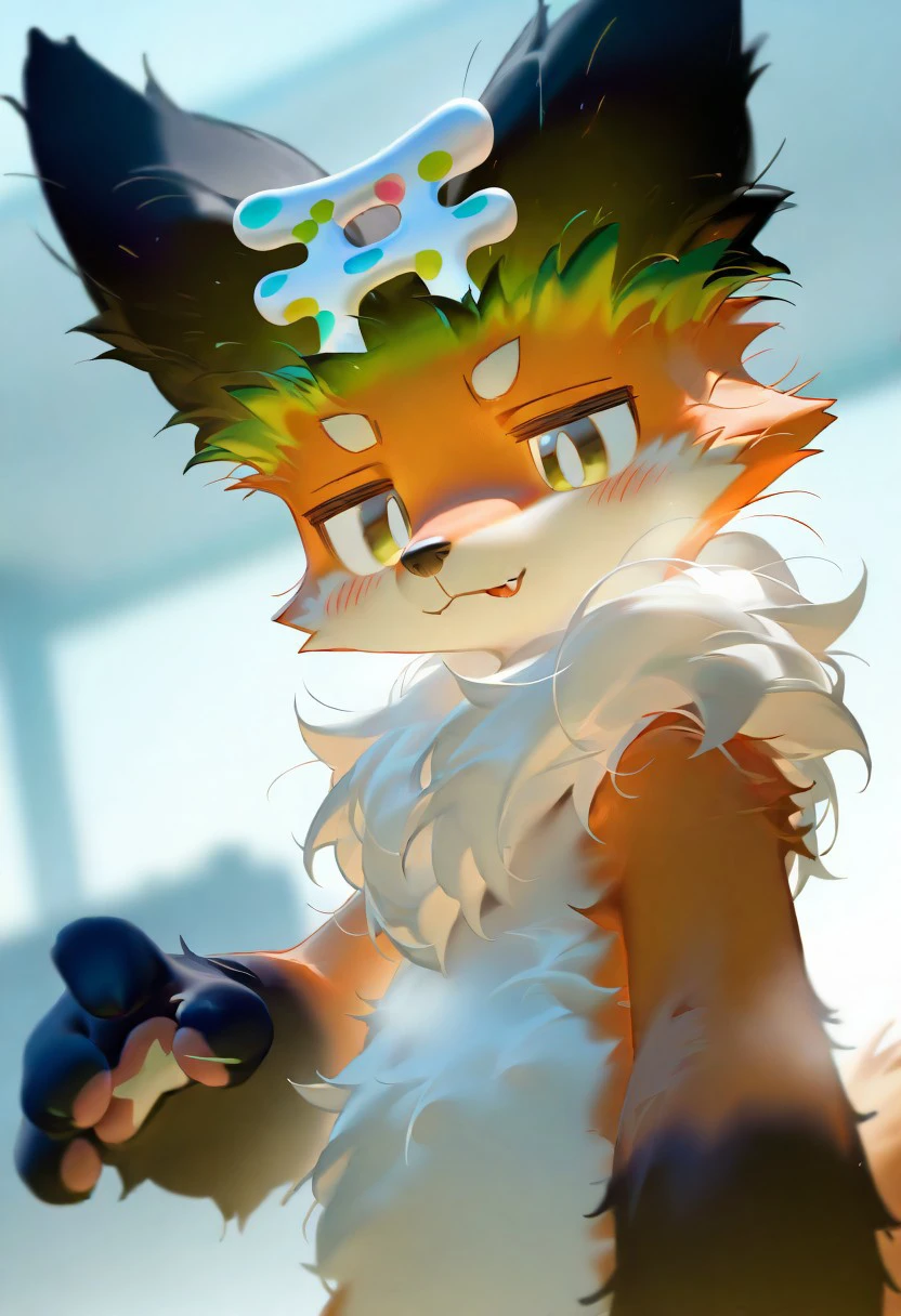 takefuji fox, xi410, 748cm, alens, nyalia, kyomu, youlichu, 1boy, solo, furry, cute, kemono, masterpiece, best quality, very awa, very aesthetic, absurdres, general