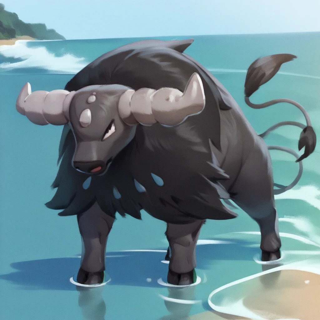 Paldean Tauros Aqua Breed (Pokemon) V1