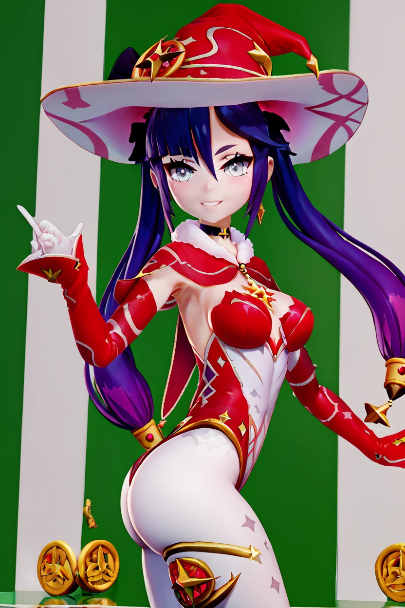 Mona Christmas |  圣诞节 莫娜 (Genshin Impact) [Pony & SD1.5]