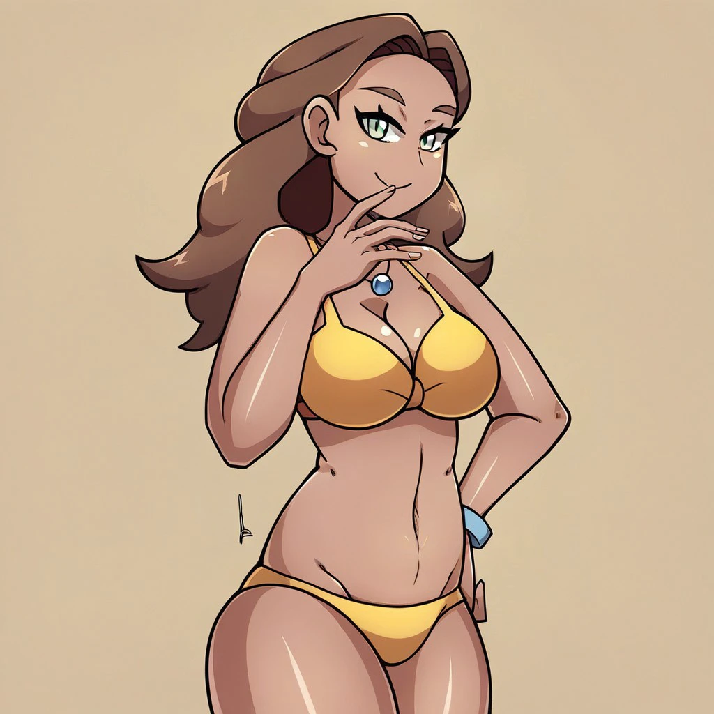 Pokemon Sun And Moon Swimmer(Yellow Bikini)(For PonyXL) V1