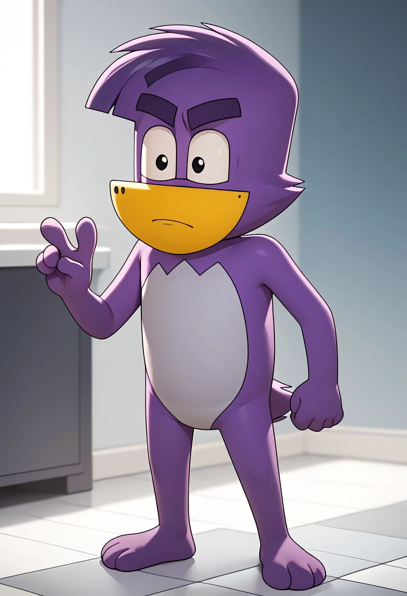 Flocky, the Bad Mascot. Cartoon series character. BadMascotV1
