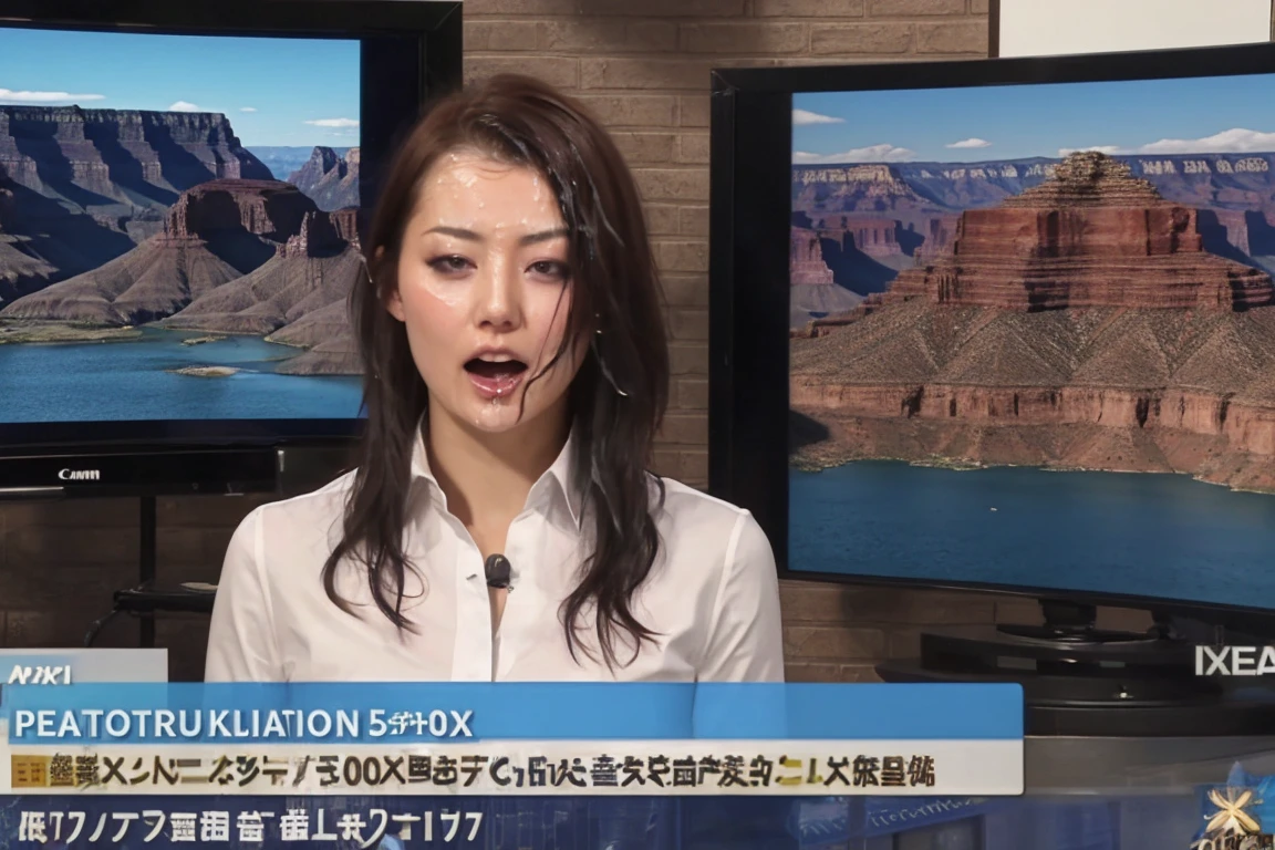 Sarah Petersons News Bukkake FT15