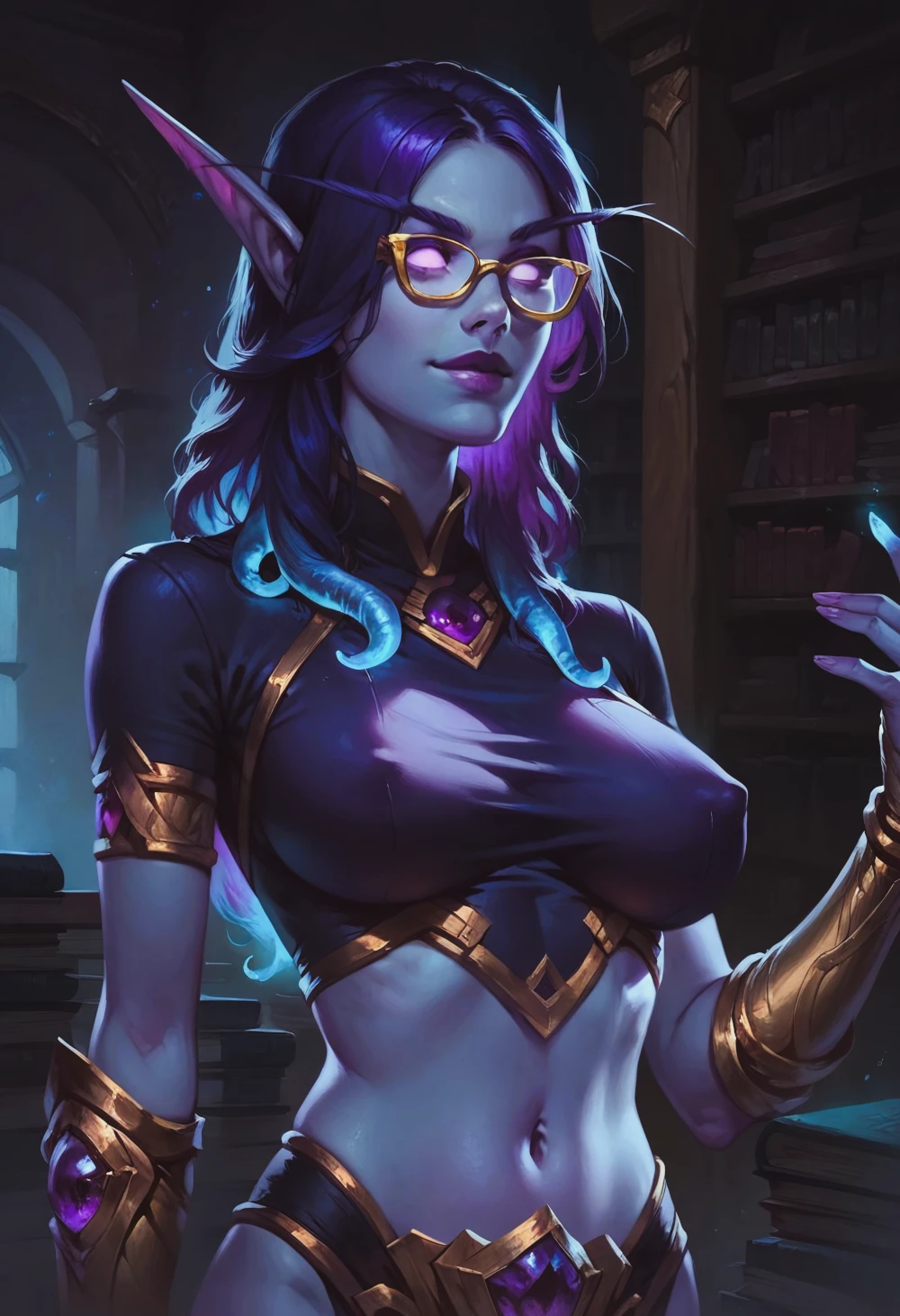 Vessinthra (Warcraft Void Elf OC) V1