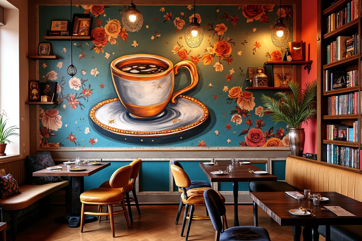 Global Village Coffeehouse interiors