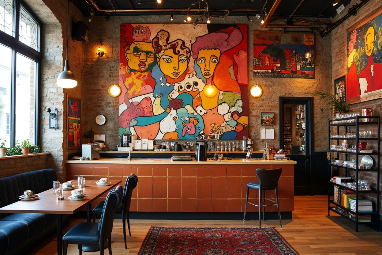 Global Village Coffeehouse interiors