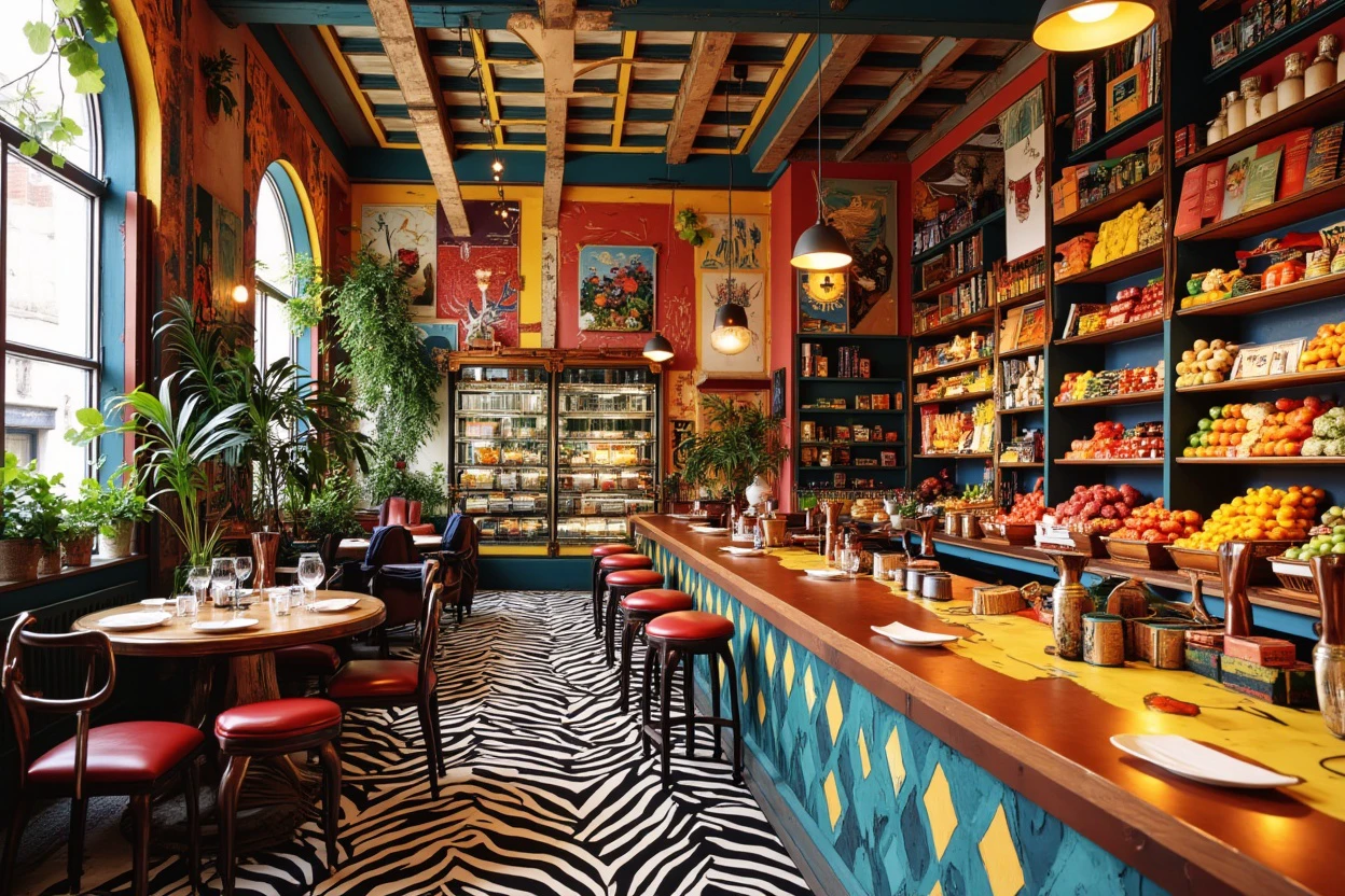 Global Village Coffeehouse interiors