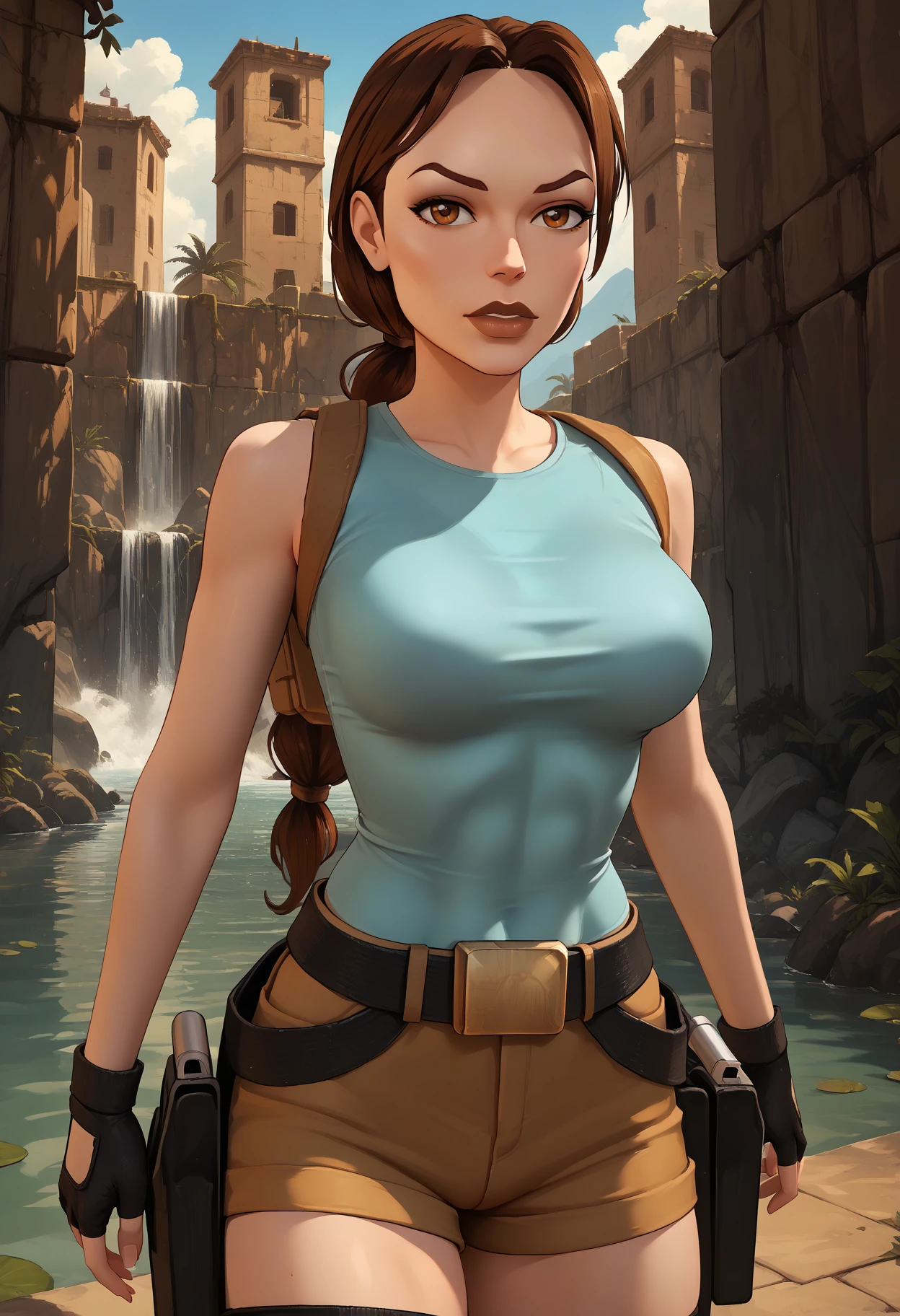 Lara Croft (Tomb Raider I–III Remastered), LoRA, PonyXL v1.0